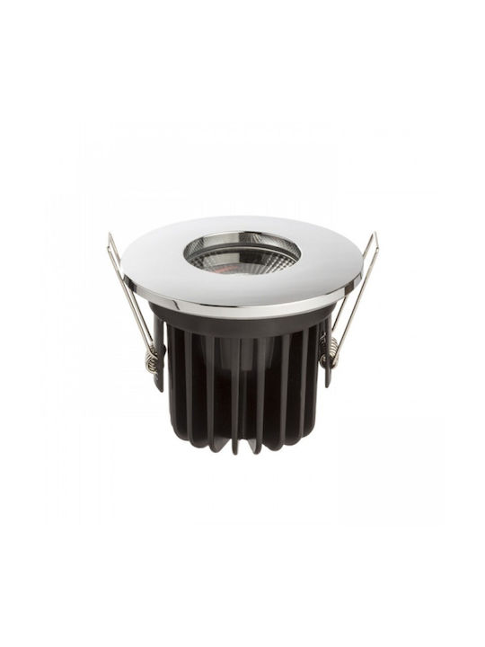 Rendl Light Studio Waterproof Outdoor Ceiling Spot with Integrated LED in Silver Color R11726