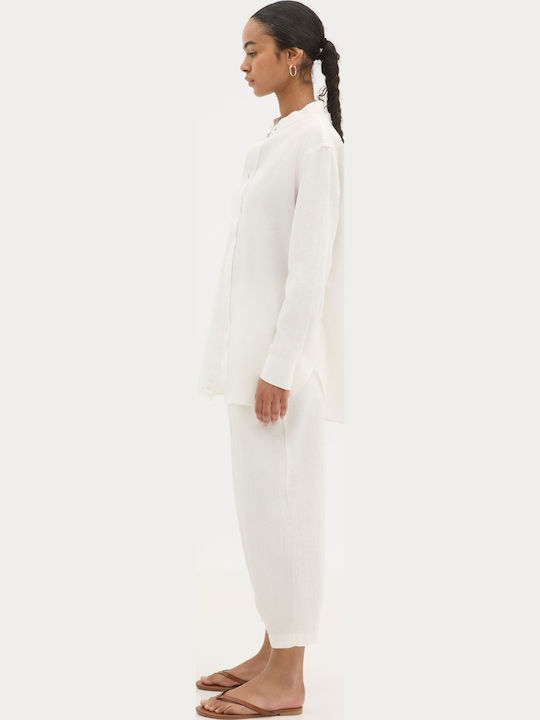 Women's Long Sleeve Shirt White