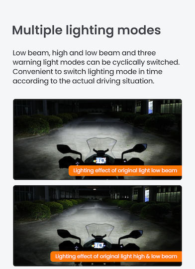 Loboo L12t High&low Beam Auxiliary Lights – Pair