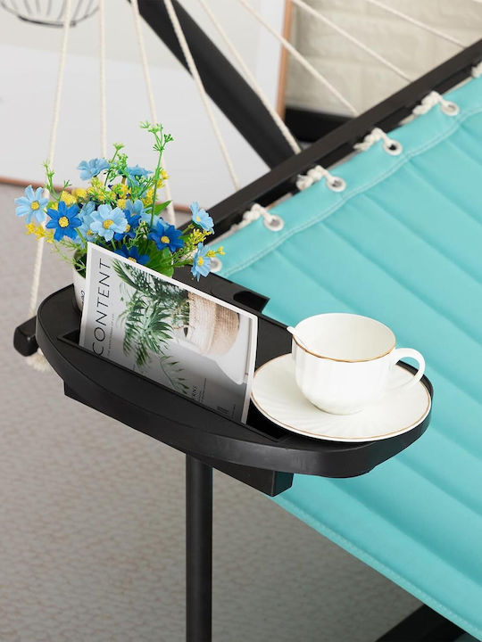 Hammock Aiură King Size material textil cu suport Gri 350x120x74buc