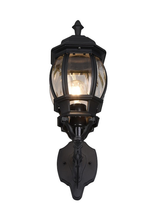 Trio Lighting Wall-Mounted Outdoor Lantern E27 IP44 24.5x15.5x49.5εκ.