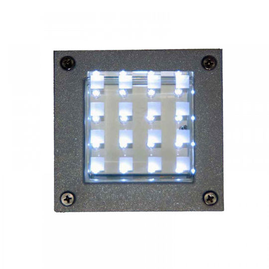 DIL Επιτοίχιο Εξωτερικό Σποτ LED IP65 1.2W με Θερμό Λευκό Φως