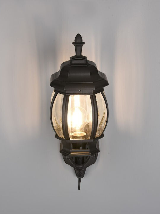 Trio Lighting Wall-Mounted Outdoor Lantern E27 IP44 24.5x15.5x49.5εκ.