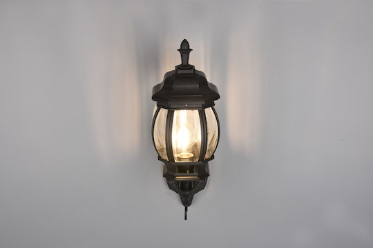 Trio Lighting Επιτοίχιο Εξωτερικό Φαναράκι E27 IP44 24.5x15.5x49.5εκ.
