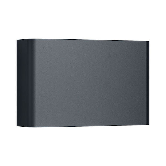 Braytron Стенен Външен Спот LED IP65 6W с Регулируемо Бяло Светлина 16x10x4.1см