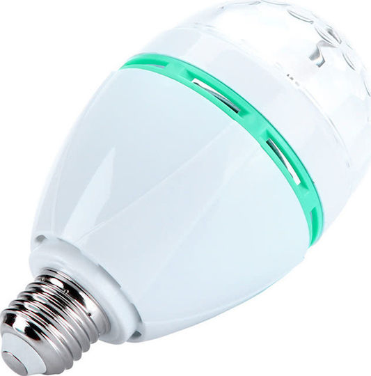 Λάμπα LED 3W 77mm για Ντουί E27 RGB 240lm
