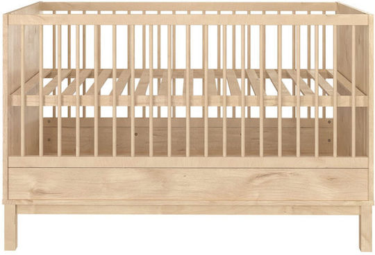 Faktum Polymorphische Babybett Astrid Wave Braun mit Matratze