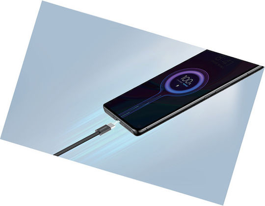 Riversong Lotus USB 2.0 Кабел USB-C Мъжки - USB-C 60W Захранване PD Черен 1м CT53BL