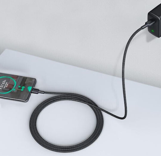 Aukey USB 2.0 Cable USB-C male - USB-C 60W Μαύρο 0.9m CB-CD45