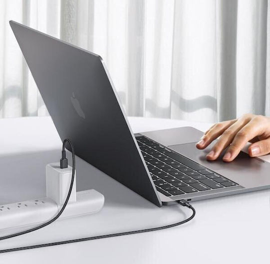 Aukey USB 2.0 Cable USB-C male - USB-C 60W Μαύρο 0.9m CB-CD45