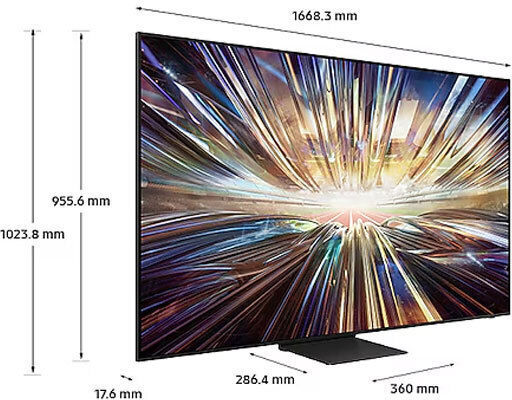 Samsung Smart Τηλεόραση 75" 8K UHD Neo QLED QN800D HDR (2024) QE75QN800DTXXH