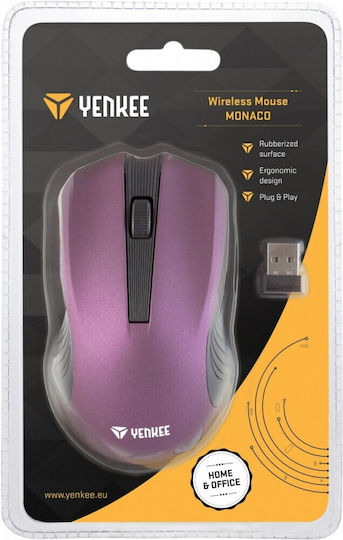 Yenkee Monaco Wireless Mouse Violet