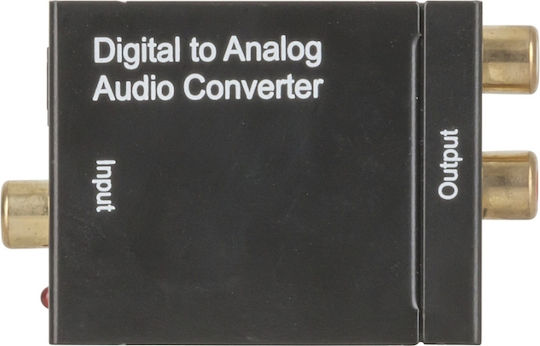 Converter RCA / Toslink Female to RCA 2x Female 1 Piece