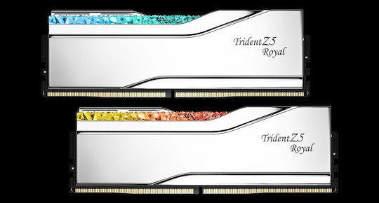 G.Skill Trident Z5 Royal DDR5 64GB RAM με 2x32GB Modules και Ταχύτητα 6000 για Desktop