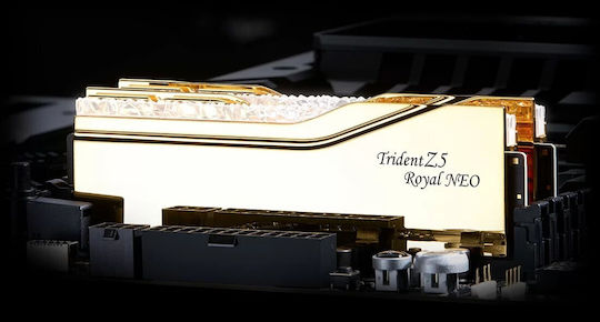 G.Skill Trident Z5 Royal DDR5 64GB RAM με 2x32GB Modules και Ταχύτητα 6000 για Desktop