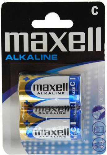 Maxell LR14 Alkaline Batterie Blisterpackung 2