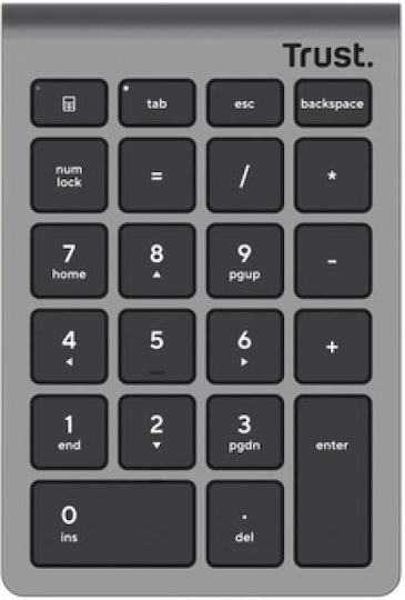 Trust Xalas Wireless Numeric Keypad Silver
