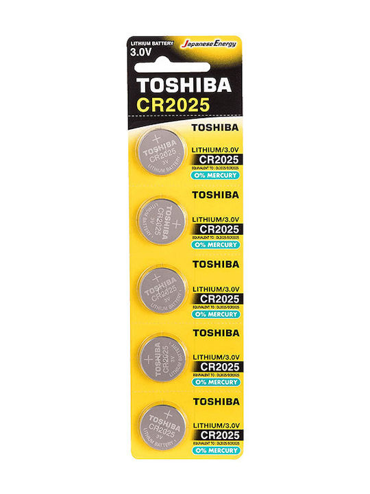 Toshiba Батерии Литий За часовници CR2025 5бр