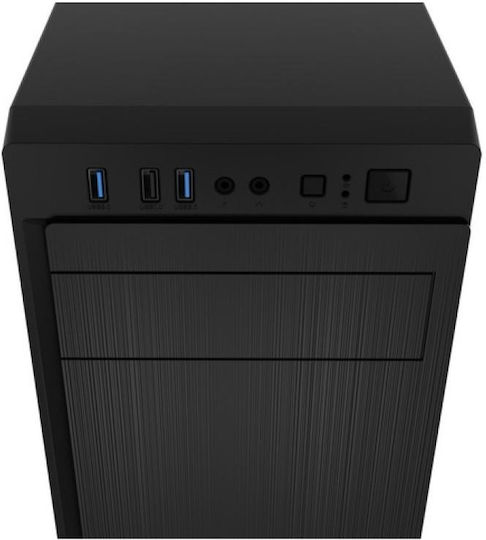 Natec Aracanta Midi Tower Компютърна Кутия Черна