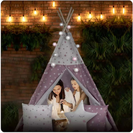 Nukido Kids Indian Teepee Play Tent for 3+ years Pink
