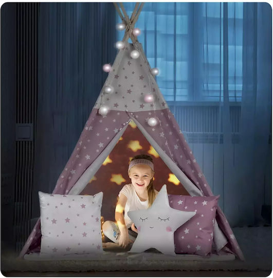 Nukido Kids Indian Teepee Play Tent for 3+ years Pink