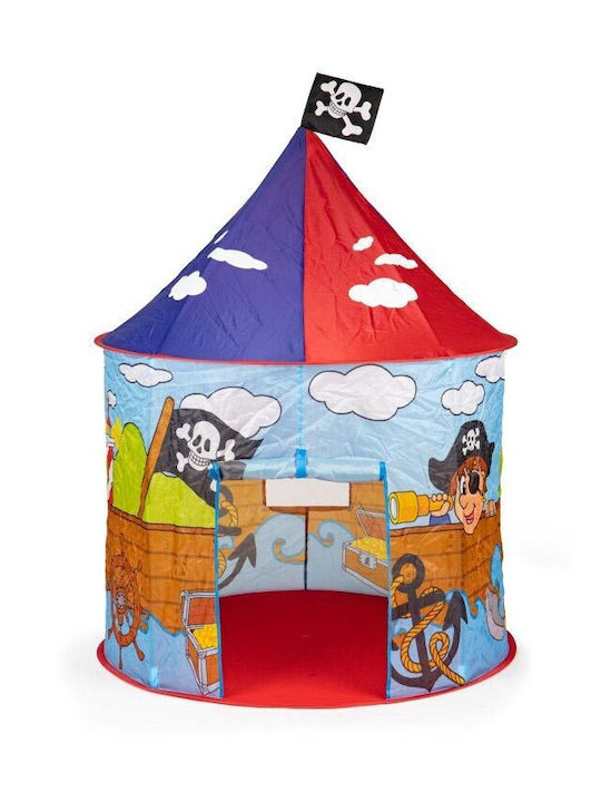 Ecotoys Παιδική Σκηνή Κάστρο Pop Up Πειρατές Κόκκινο για 3 χρονών και άνω
