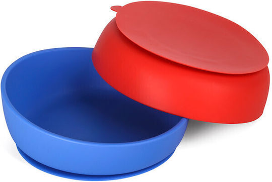 Doidy Baby Food Bowl made of Silicone Red