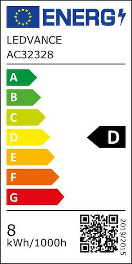 Ledvance LED Bulb 7.5W for Socket E27 and Shape B10 Warm White 1055lm Dimmable