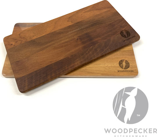 Woodpecker Επιφάνεια Κοπής Ξύλινη Καφέ 35x18cm