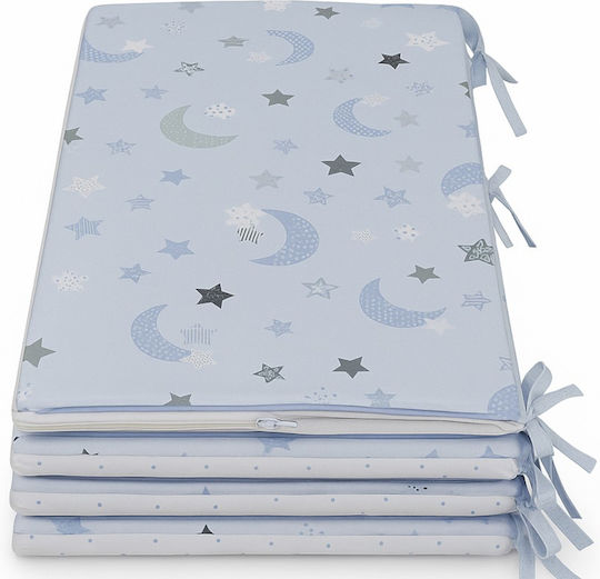 Beboulino Πάντα Κλασική Moon Stars Blue 60x120cm
