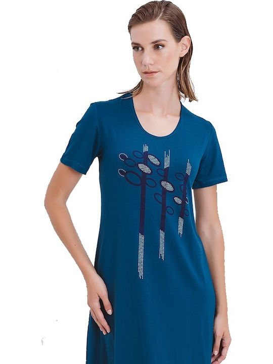 Odyssey Women's Beachwear Dress in Petrol