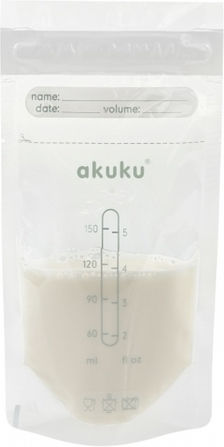 Akuku Pungi De Depozitare A Laptelui Matern 160ml 30 Buc
