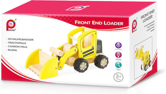 Pintoy Wooden Children's Rotating Construction Crane 802827