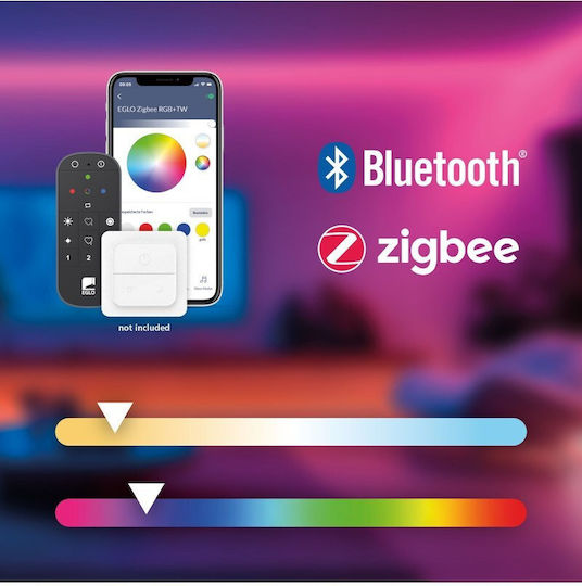 Eglo Marghera LED Smart Κρεμαστό Φωτιστικό Μαύρο 60x110x110εκ.