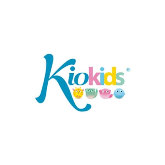 Kiokids Детска стенна лампа Пластмаса Лунно Сив