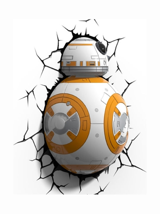 3DLightFX Детска стенна лампа LED Пластмаса Star Wars