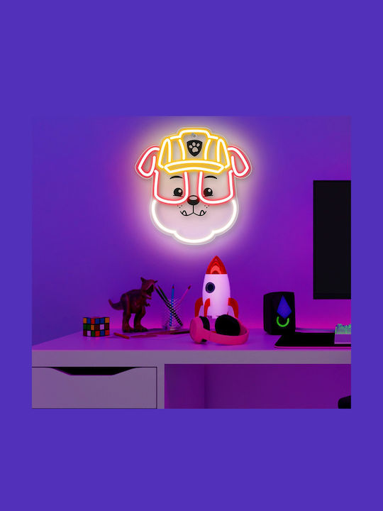 Paw Patrol Παιδικό Φωτιστικό Τοίχου Led Πλαστικό