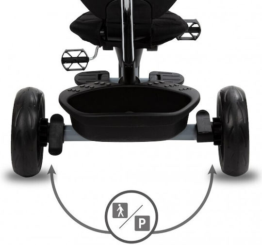Kidwell Axel Titanium Kids Tricycles with Parental Handle for 1.5+ Years Gray