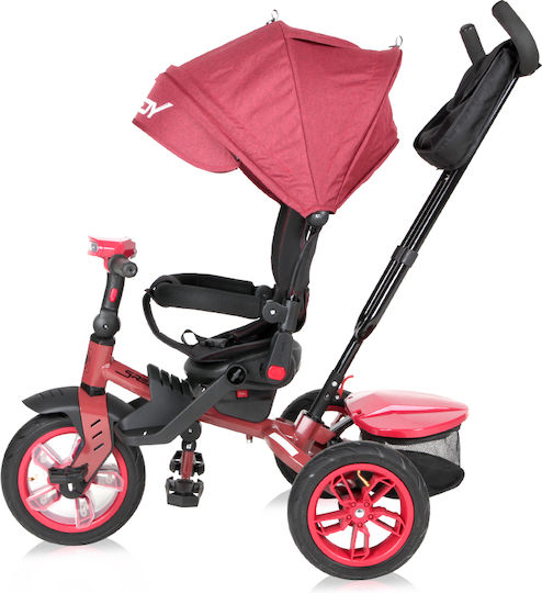 Lorelli Speedy 360º Convertible with Parental Handle for 1-3 Years Red