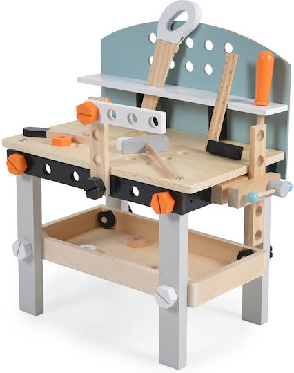 Moni Kids Wooden Workbench for 3+ Years 46pcs