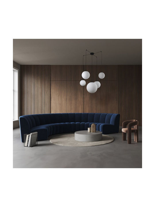 TK Lighting Hängelampe Gray für 5 Lampen E27 400x400cm.