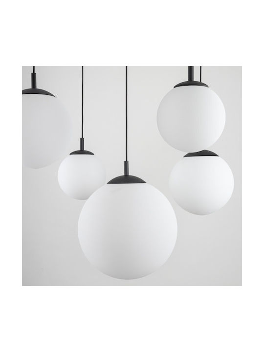 TK Lighting Hängelampe Gray für 5 Lampen E27 400x400cm.