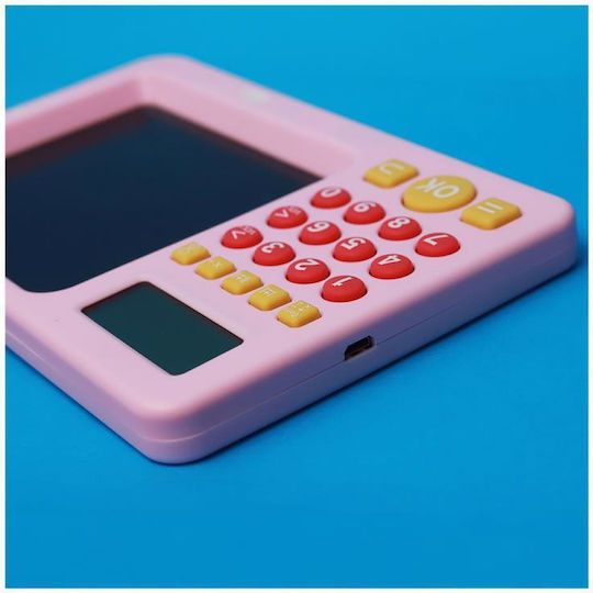 Maxlife Elektronisches Notizbuch mit Taschenrechner Tafel Pink