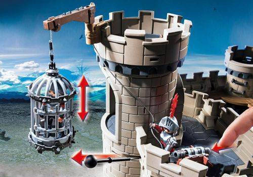 Château Fort PLAYMOBIL Hawk Knights - Set Médiéval Fantastique - Occasion