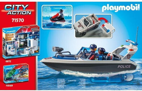 Playmobil City Action Police Poscig on the Water for 4-10 years old