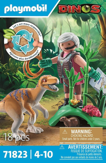 Playmobil Dinos Explorer & Velociraptor for 4-10 years old