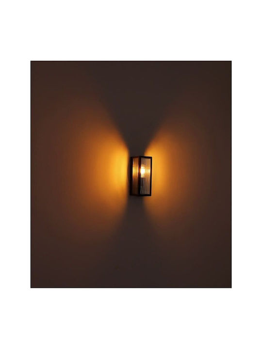 Globo Lighting Επιτοίχιο Εξωτερικό Φαναράκι E27 IP44 12x32εκ.