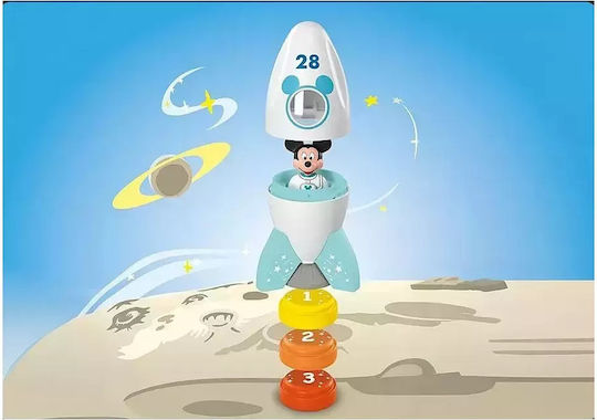 Playmobil Junior Disney: Mickey Mouse și Racheta Spațială pentru 1-4 ani
