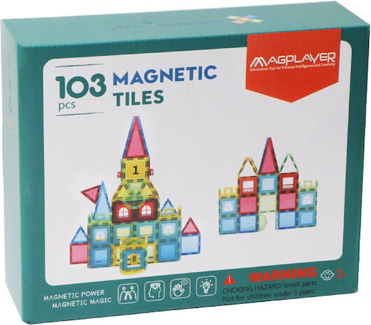 Magplayer Jucărie Magnetică de Construcție Pentru Copii 3+ Ani