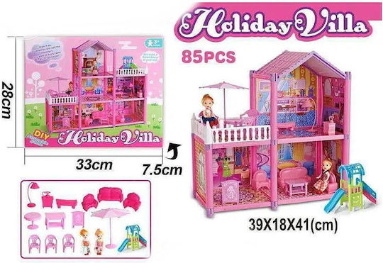 Zita Toys Plastic Dollhouse